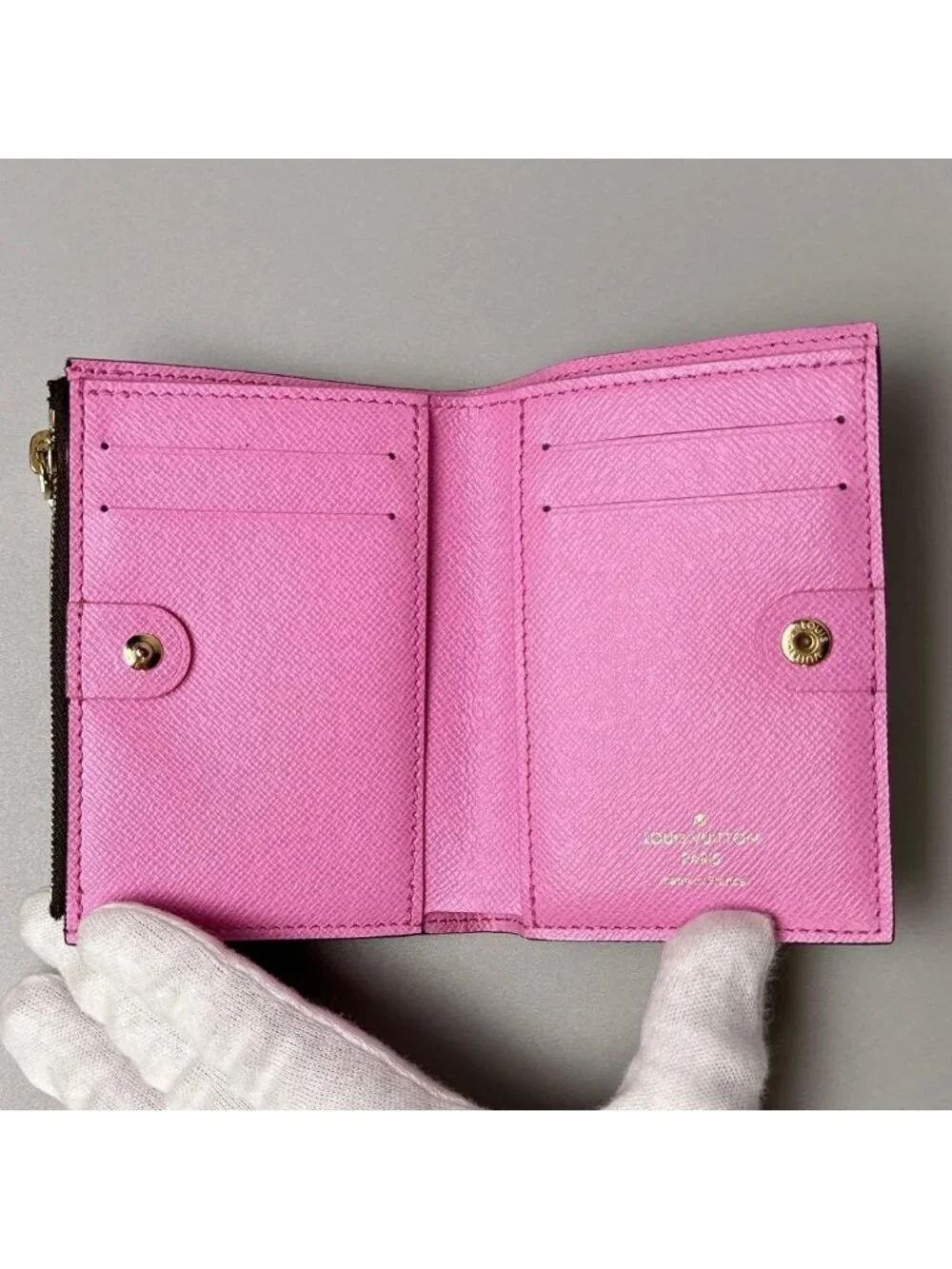 Louis Vuitton Monogram Portefeuille Lisa Pink Wallet
